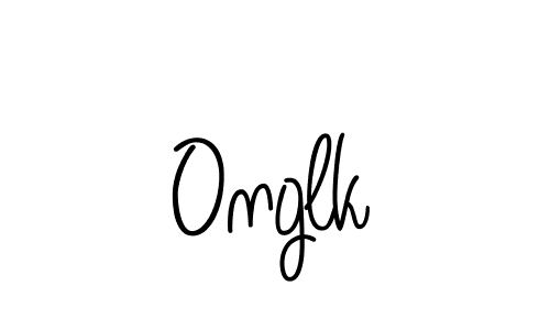 Use a signature maker to create a handwritten signature online. With this signature software, you can design (Angelique-Rose-font-FFP) your own signature for name Onglk. Onglk signature style 5 images and pictures png