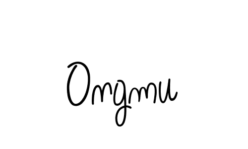 Use a signature maker to create a handwritten signature online. With this signature software, you can design (Angelique-Rose-font-FFP) your own signature for name Ongmu. Ongmu signature style 5 images and pictures png