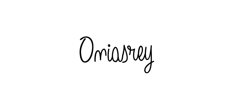 How to make Oniasrey signature? Angelique-Rose-font-FFP is a professional autograph style. Create handwritten signature for Oniasrey name. Oniasrey signature style 5 images and pictures png