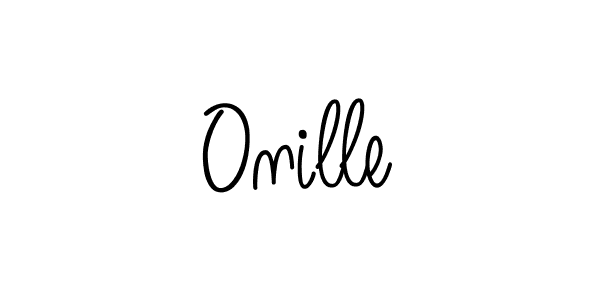 Best and Professional Signature Style for Onille. Angelique-Rose-font-FFP Best Signature Style Collection. Onille signature style 5 images and pictures png