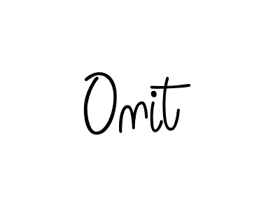 How to Draw Onit signature style? Angelique-Rose-font-FFP is a latest design signature styles for name Onit. Onit signature style 5 images and pictures png