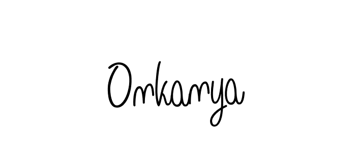 Check out images of Autograph of Onkanya name. Actor Onkanya Signature Style. Angelique-Rose-font-FFP is a professional sign style online. Onkanya signature style 5 images and pictures png