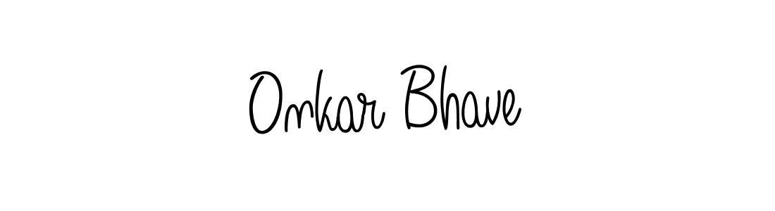 Also we have Onkar Bhave name is the best signature style. Create professional handwritten signature collection using Angelique-Rose-font-FFP autograph style. Onkar Bhave signature style 5 images and pictures png