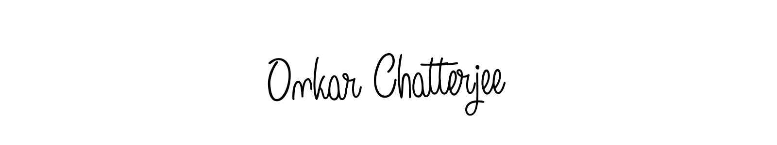 Make a beautiful signature design for name Onkar Chatterjee. With this signature (Angelique-Rose-font-FFP) style, you can create a handwritten signature for free. Onkar Chatterjee signature style 5 images and pictures png