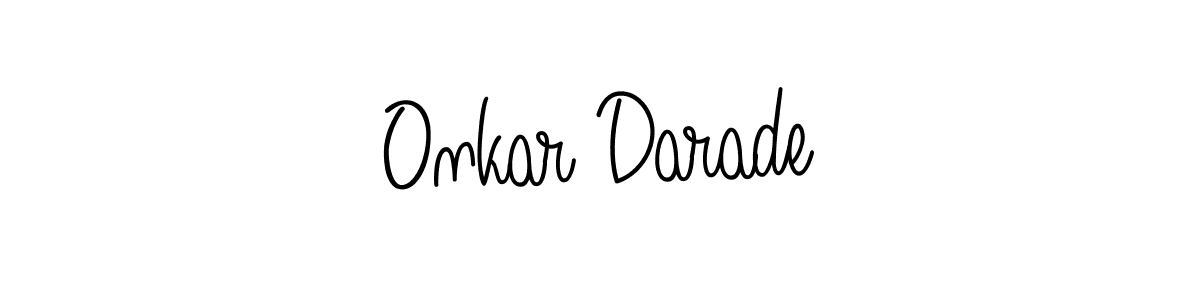 Also You can easily find your signature by using the search form. We will create Onkar Darade name handwritten signature images for you free of cost using Angelique-Rose-font-FFP sign style. Onkar Darade signature style 5 images and pictures png