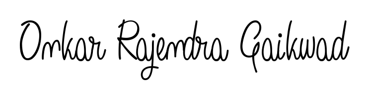 Make a short Onkar Rajendra Gaikwad signature style. Manage your documents anywhere anytime using Angelique-Rose-font-FFP. Create and add eSignatures, submit forms, share and send files easily. Onkar Rajendra Gaikwad signature style 5 images and pictures png