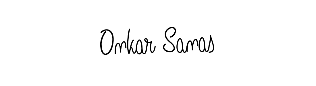 Create a beautiful signature design for name Onkar Sanas. With this signature (Angelique-Rose-font-FFP) fonts, you can make a handwritten signature for free. Onkar Sanas signature style 5 images and pictures png