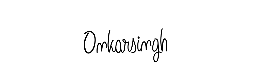 The best way (Angelique-Rose-font-FFP) to make a short signature is to pick only two or three words in your name. The name Onkarsingh include a total of six letters. For converting this name. Onkarsingh signature style 5 images and pictures png