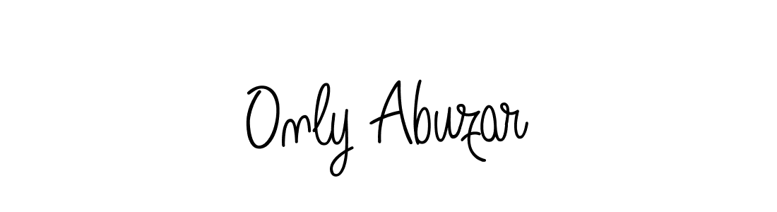 Check out images of Autograph of Only Abuzar name. Actor Only Abuzar Signature Style. Angelique-Rose-font-FFP is a professional sign style online. Only Abuzar signature style 5 images and pictures png