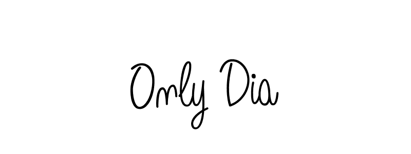 Once you've used our free online signature maker to create your best signature Angelique-Rose-font-FFP style, it's time to enjoy all of the benefits that Only Dia name signing documents. Only Dia signature style 5 images and pictures png