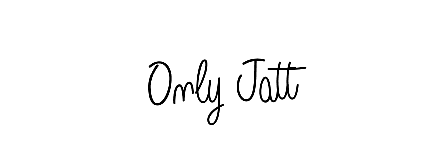 if you are searching for the best signature style for your name Only Jatt. so please give up your signature search. here we have designed multiple signature styles  using Angelique-Rose-font-FFP. Only Jatt signature style 5 images and pictures png