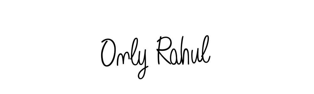 How to Draw Only Rahul signature style? Angelique-Rose-font-FFP is a latest design signature styles for name Only Rahul. Only Rahul signature style 5 images and pictures png