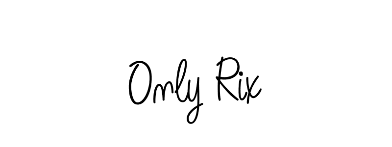 Best and Professional Signature Style for Only Rix. Angelique-Rose-font-FFP Best Signature Style Collection. Only Rix signature style 5 images and pictures png