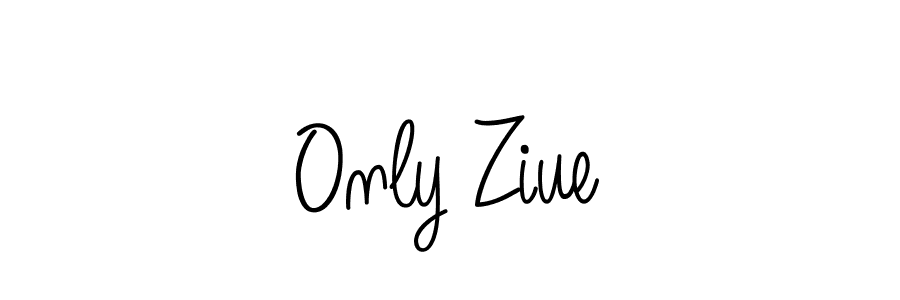 Check out images of Autograph of Only Ziue name. Actor Only Ziue Signature Style. Angelique-Rose-font-FFP is a professional sign style online. Only Ziue signature style 5 images and pictures png