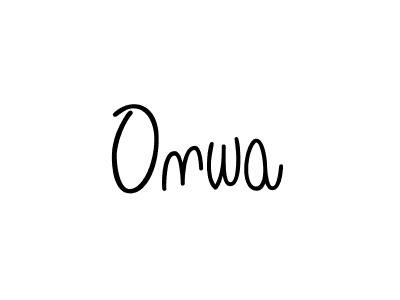 Also we have Onwa name is the best signature style. Create professional handwritten signature collection using Angelique-Rose-font-FFP autograph style. Onwa signature style 5 images and pictures png