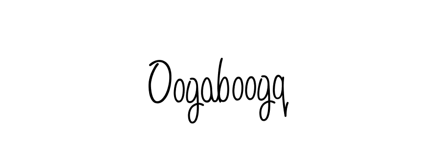 Use a signature maker to create a handwritten signature online. With this signature software, you can design (Angelique-Rose-font-FFP) your own signature for name Oogaboogq. Oogaboogq signature style 5 images and pictures png