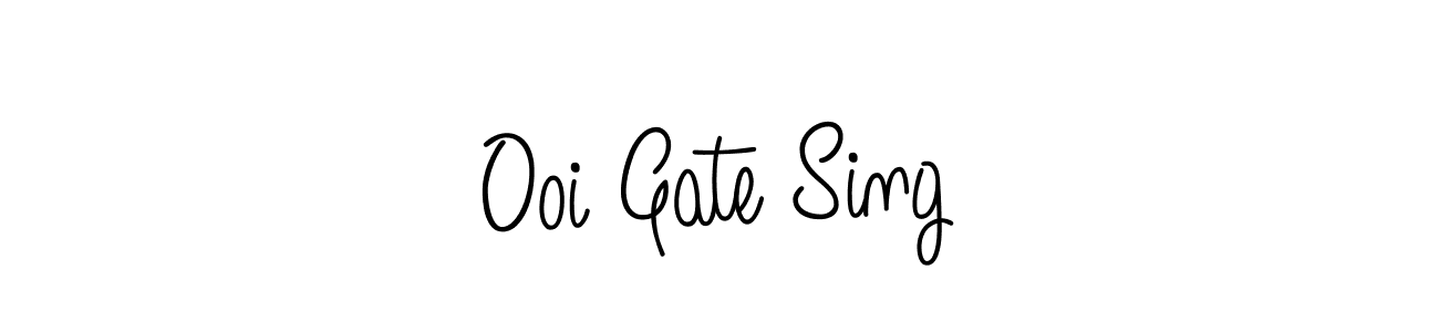 How to Draw Ooi Gate Sing signature style? Angelique-Rose-font-FFP is a latest design signature styles for name Ooi Gate Sing. Ooi Gate Sing signature style 5 images and pictures png
