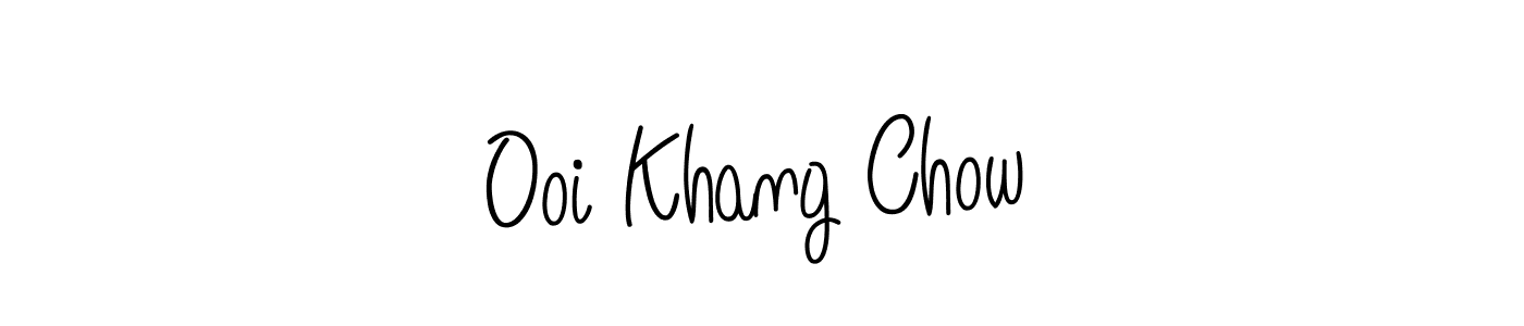 Once you've used our free online signature maker to create your best signature Angelique-Rose-font-FFP style, it's time to enjoy all of the benefits that Ooi Khang Chow name signing documents. Ooi Khang Chow signature style 5 images and pictures png