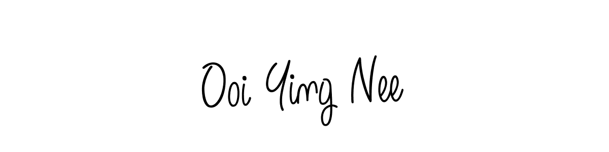 Design your own signature with our free online signature maker. With this signature software, you can create a handwritten (Angelique-Rose-font-FFP) signature for name Ooi Ying Nee. Ooi Ying Nee signature style 5 images and pictures png
