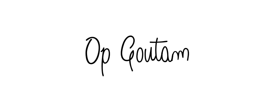 Create a beautiful signature design for name Op Goutam. With this signature (Angelique-Rose-font-FFP) fonts, you can make a handwritten signature for free. Op Goutam signature style 5 images and pictures png