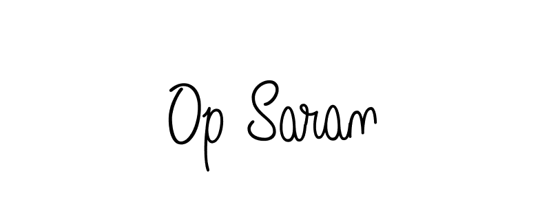 How to Draw Op Saran signature style? Angelique-Rose-font-FFP is a latest design signature styles for name Op Saran. Op Saran signature style 5 images and pictures png