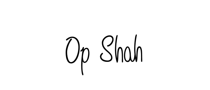 How to make Op Shah signature? Angelique-Rose-font-FFP is a professional autograph style. Create handwritten signature for Op Shah name. Op Shah signature style 5 images and pictures png