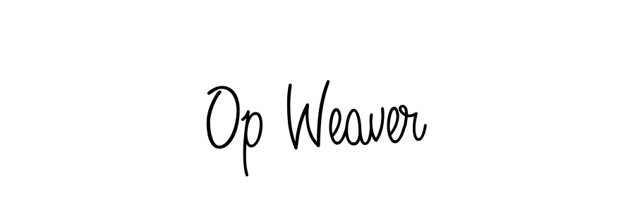 How to Draw Op Weaver signature style? Angelique-Rose-font-FFP is a latest design signature styles for name Op Weaver. Op Weaver signature style 5 images and pictures png