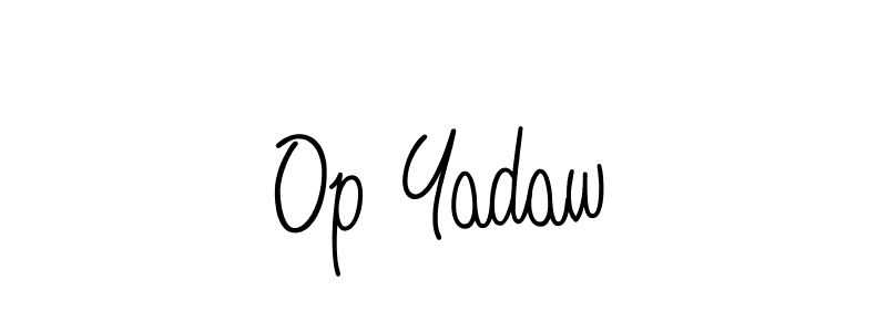 Best and Professional Signature Style for Op Yadaw. Angelique-Rose-font-FFP Best Signature Style Collection. Op Yadaw signature style 5 images and pictures png