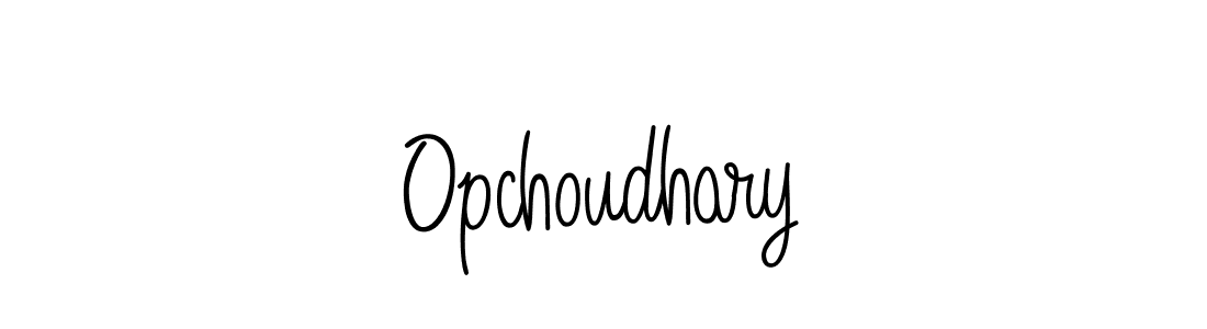 Also we have Opchoudhary name is the best signature style. Create professional handwritten signature collection using Angelique-Rose-font-FFP autograph style. Opchoudhary signature style 5 images and pictures png
