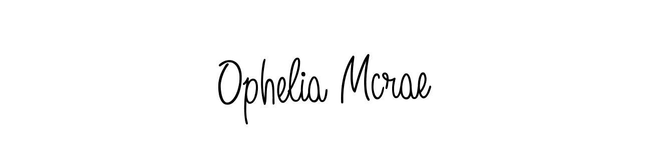 Also we have Ophelia Mcrae name is the best signature style. Create professional handwritten signature collection using Angelique-Rose-font-FFP autograph style. Ophelia Mcrae signature style 5 images and pictures png