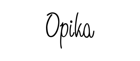 Express your personality with a custom Opika signature crafted with Angelique-Rose-font-FFP typography. Free transparent PNG download available. Opika signature style 5 images and pictures png
