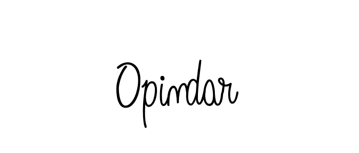 Opindar stylish signature style. Best Handwritten Sign (Angelique-Rose-font-FFP) for my name. Handwritten Signature Collection Ideas for my name Opindar. Opindar signature style 5 images and pictures png
