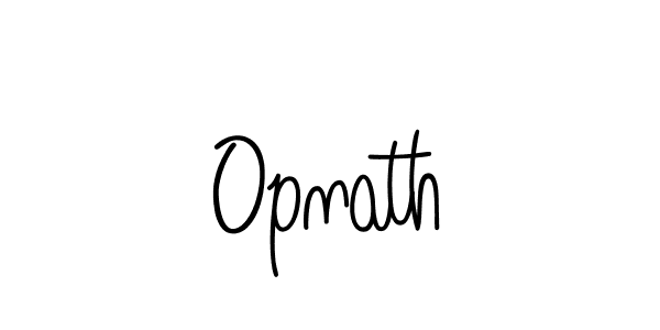 Also we have Opnath name is the best signature style. Create professional handwritten signature collection using Angelique-Rose-font-FFP autograph style. Opnath signature style 5 images and pictures png