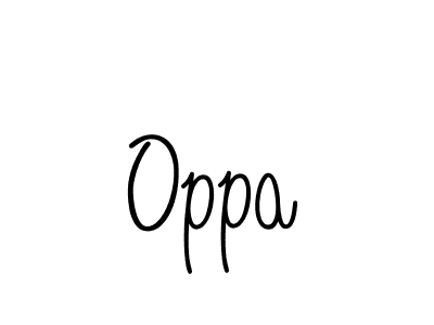 How to make Oppa name signature. Use Angelique-Rose-font-FFP style for creating short signs online. This is the latest handwritten sign. Oppa signature style 5 images and pictures png