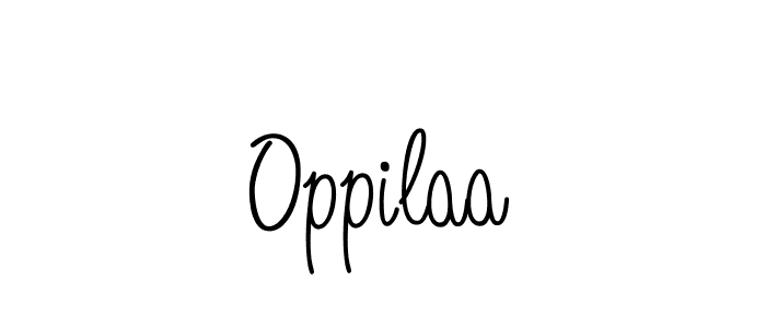 You should practise on your own different ways (Angelique-Rose-font-FFP) to write your name (Oppilaa) in signature. don't let someone else do it for you. Oppilaa signature style 5 images and pictures png