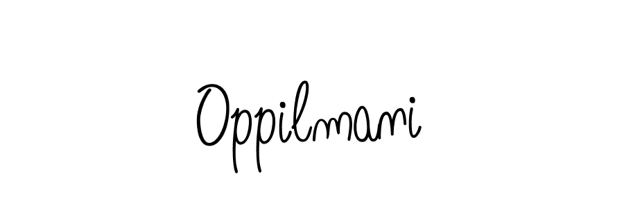 The best way (Angelique-Rose-font-FFP) to make a short signature is to pick only two or three words in your name. The name Oppilmani include a total of six letters. For converting this name. Oppilmani signature style 5 images and pictures png