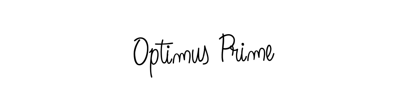 How to make Optimus Prime name signature. Use Angelique-Rose-font-FFP style for creating short signs online. This is the latest handwritten sign. Optimus Prime signature style 5 images and pictures png