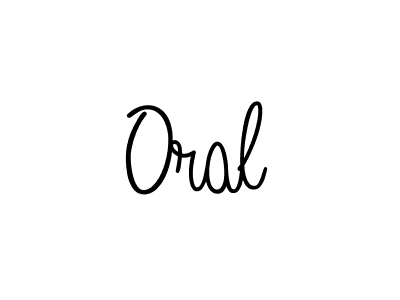 Design your own signature with our free online signature maker. With this signature software, you can create a handwritten (Angelique-Rose-font-FFP) signature for name Oral. Oral signature style 5 images and pictures png