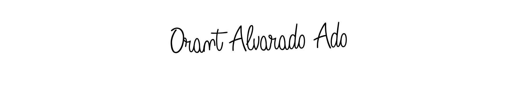 Also we have Orant Alvarado Ado name is the best signature style. Create professional handwritten signature collection using Angelique-Rose-font-FFP autograph style. Orant Alvarado Ado signature style 5 images and pictures png