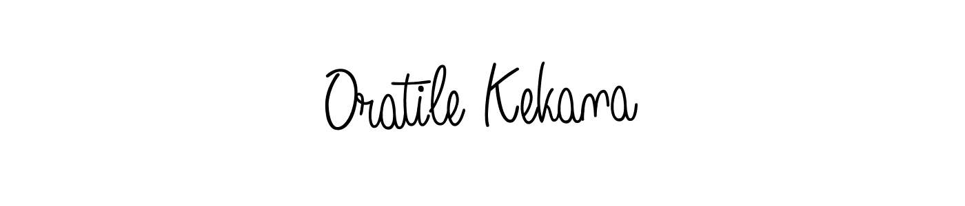 Make a beautiful signature design for name Oratile Kekana. With this signature (Angelique-Rose-font-FFP) style, you can create a handwritten signature for free. Oratile Kekana signature style 5 images and pictures png