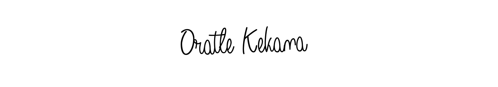 Oratle Kekana ❤ stylish signature style. Best Handwritten Sign (Angelique-Rose-font-FFP) for my name. Handwritten Signature Collection Ideas for my name Oratle Kekana ❤. Oratle Kekana ❤ signature style 5 images and pictures png