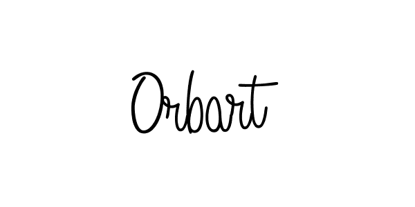 Design your own signature with our free online signature maker. With this signature software, you can create a handwritten (Angelique-Rose-font-FFP) signature for name Orbart. Orbart signature style 5 images and pictures png