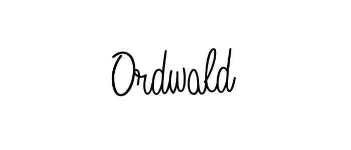 Also we have Ordwald name is the best signature style. Create professional handwritten signature collection using Angelique-Rose-font-FFP autograph style. Ordwald signature style 5 images and pictures png