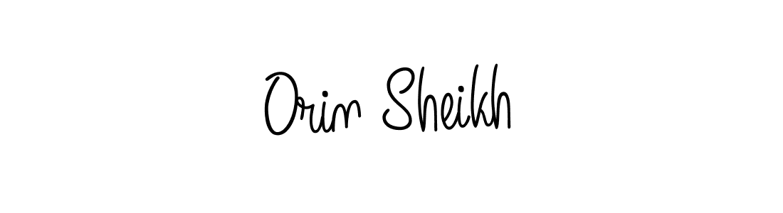 Also You can easily find your signature by using the search form. We will create Orin Sheikh name handwritten signature images for you free of cost using Angelique-Rose-font-FFP sign style. Orin Sheikh signature style 5 images and pictures png