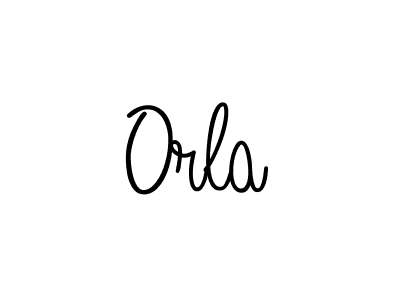 Create a beautiful signature design for name Orla. With this signature (Angelique-Rose-font-FFP) fonts, you can make a handwritten signature for free. Orla signature style 5 images and pictures png