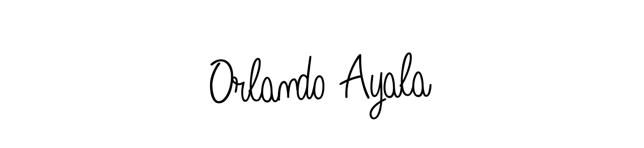 Make a beautiful signature design for name Orlando Ayala. Use this online signature maker to create a handwritten signature for free. Orlando Ayala signature style 5 images and pictures png