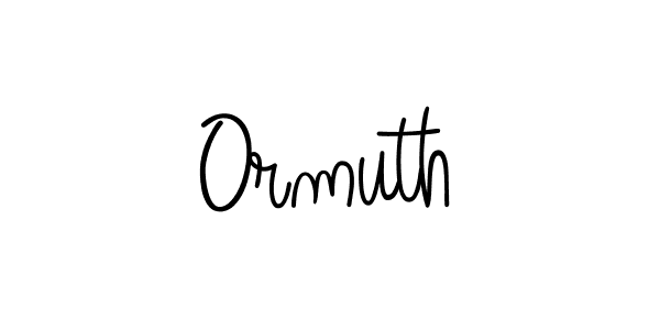 How to make Ormuth signature? Angelique-Rose-font-FFP is a professional autograph style. Create handwritten signature for Ormuth name. Ormuth signature style 5 images and pictures png