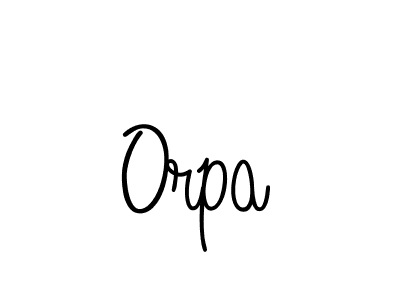 if you are searching for the best signature style for your name Orpa. so please give up your signature search. here we have designed multiple signature styles  using Angelique-Rose-font-FFP. Orpa signature style 5 images and pictures png