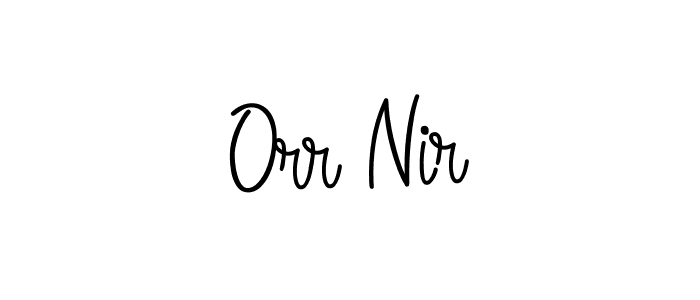 Check out images of Autograph of Orr Nir name. Actor Orr Nir Signature Style. Angelique-Rose-font-FFP is a professional sign style online. Orr Nir signature style 5 images and pictures png