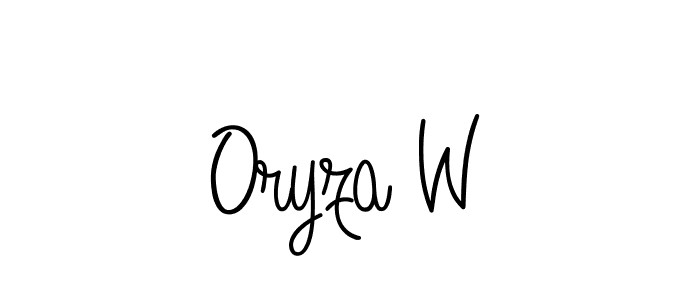 Make a short Oryza W signature style. Manage your documents anywhere anytime using Angelique-Rose-font-FFP. Create and add eSignatures, submit forms, share and send files easily. Oryza W signature style 5 images and pictures png